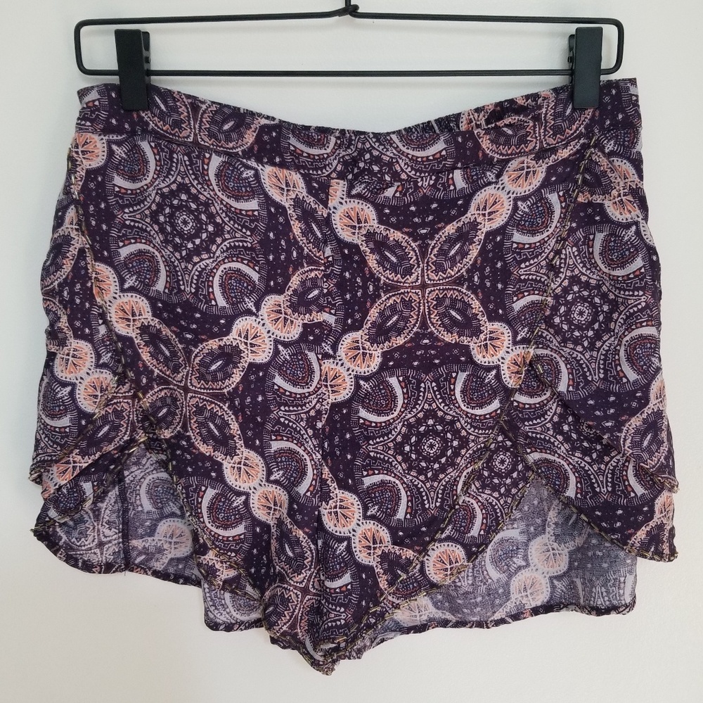 Purple Pattern Kendall & Kylie Shorts